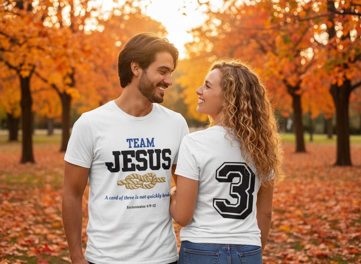 Team Marriage Tee – Christian Couples Shirt - Havenly Essentials - T-Shirt - Printify - 17871380043126253033 - - Team Marriage Tee – Christian Couples Shirt