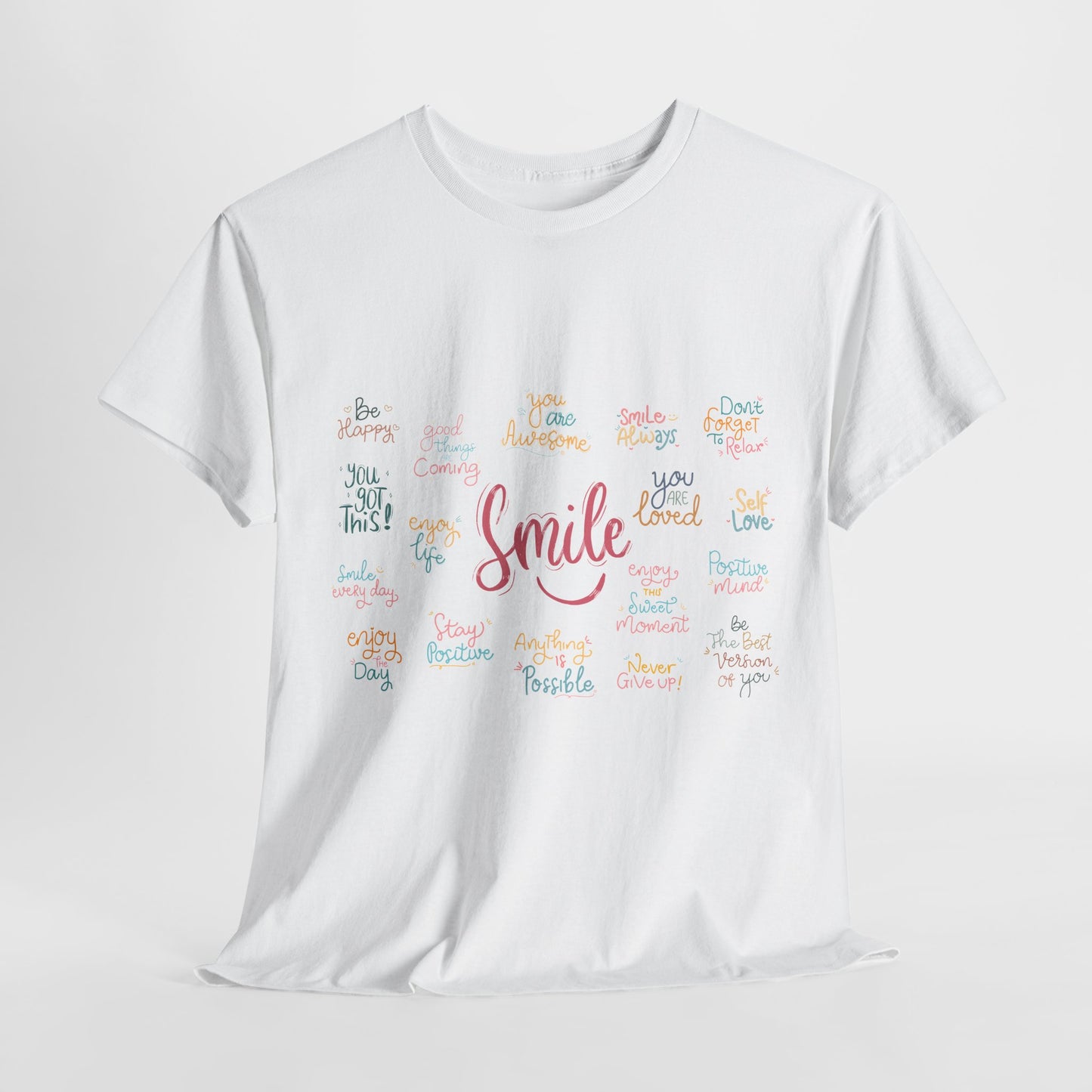 Daily Affirmations Tee | Uplifting & Inspirational Apparel - Havenly Essentials - T-Shirt - Printify - 31671332002160739812 - Daily Affirmations Tee | Uplifting & Inspirational Apparel