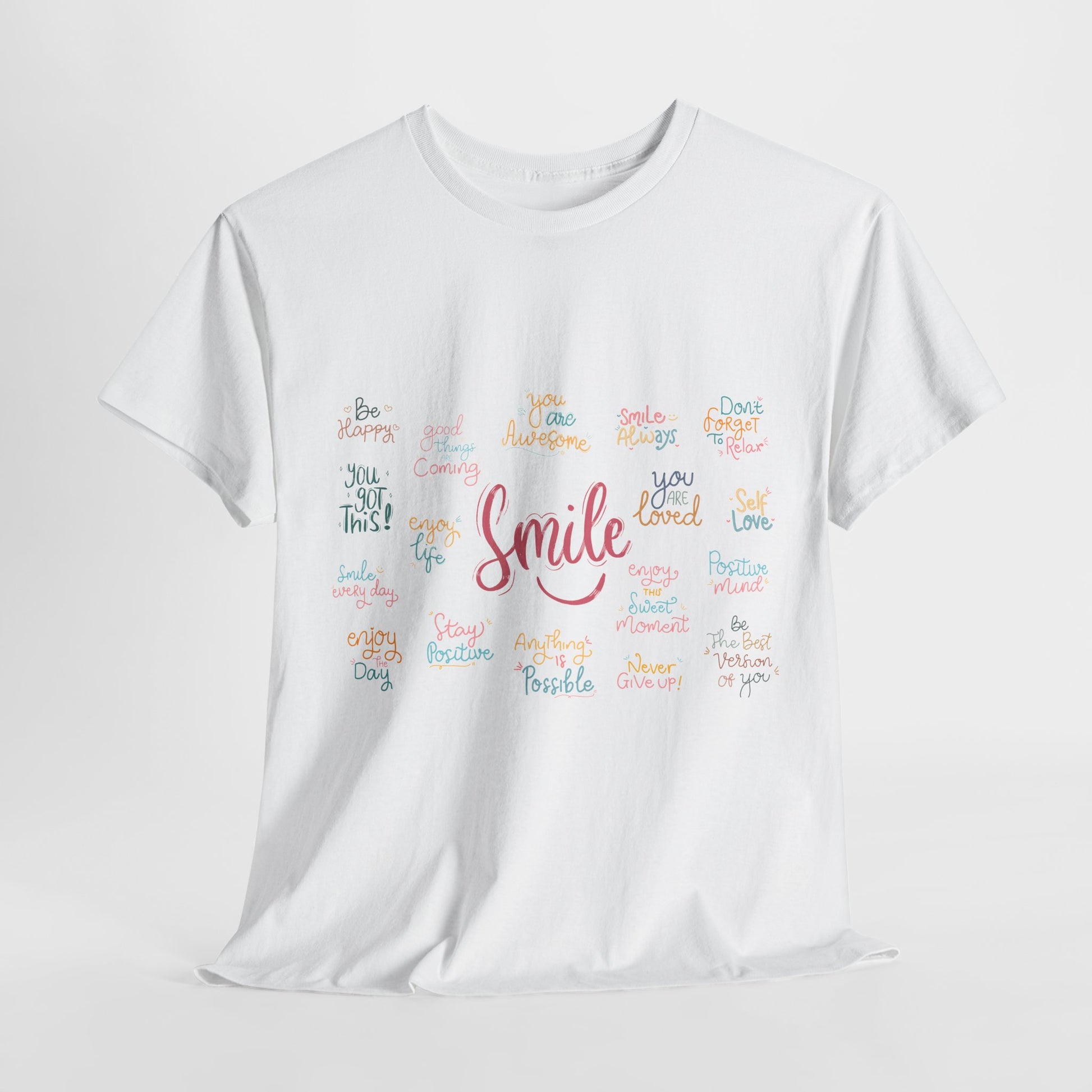 Daily Affirmations Tee | Uplifting & Inspirational Apparel - Havenly Essentials - T-Shirt - Printify - 31671332002160739812 - Daily Affirmations Tee | Uplifting & Inspirational Apparel