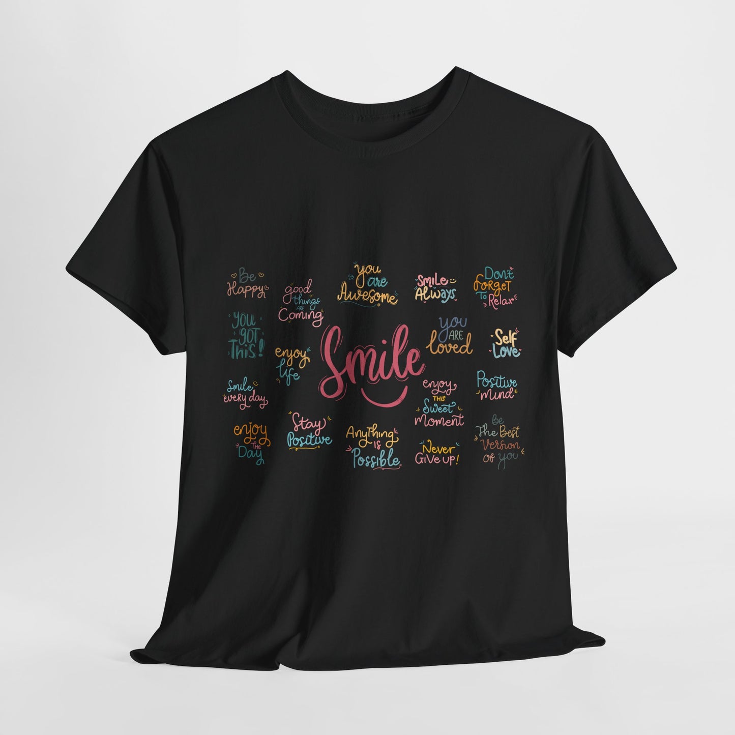 Daily Affirmations Tee | Uplifting & Inspirational Apparel - Havenly Essentials - T-Shirt - Printify - 31671332002160739812 - Daily Affirmations Tee | Uplifting & Inspirational Apparel