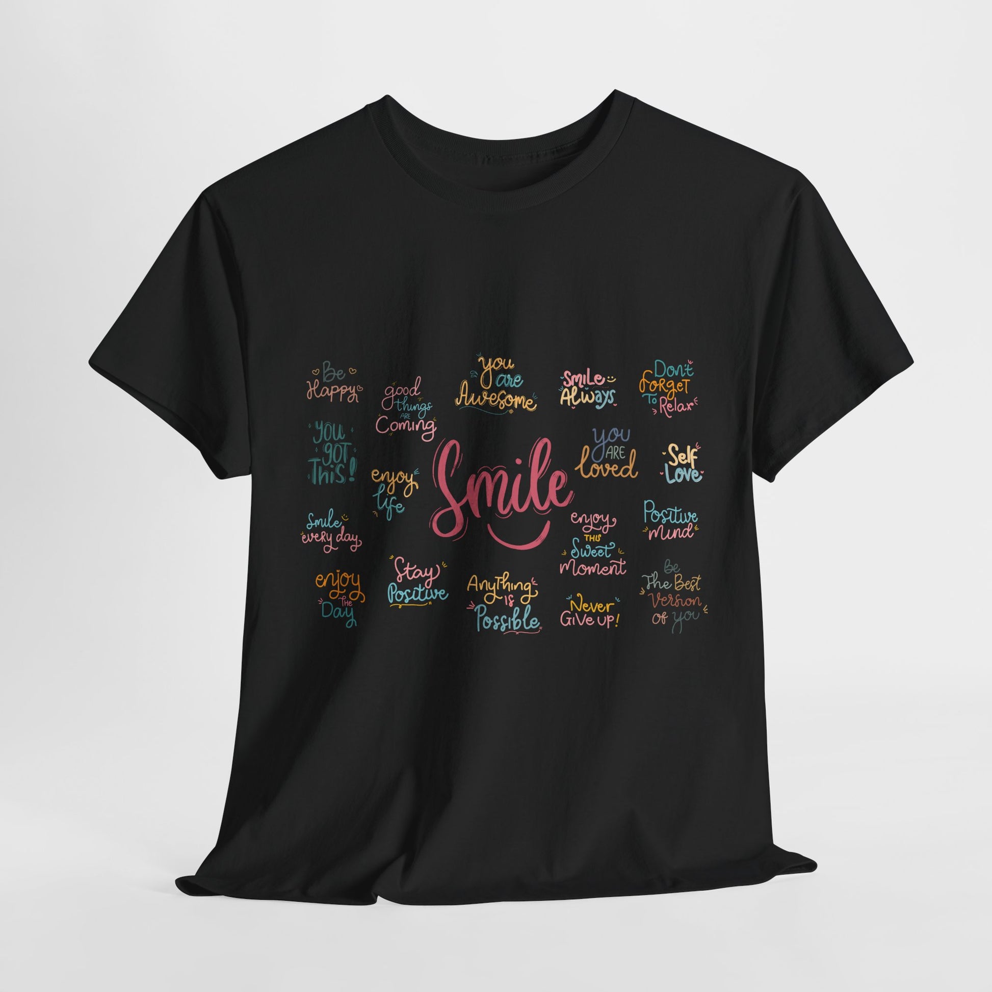 Daily Affirmations Tee | Uplifting & Inspirational Apparel - Havenly Essentials - T-Shirt - Printify - 31671332002160739812 - Daily Affirmations Tee | Uplifting & Inspirational Apparel