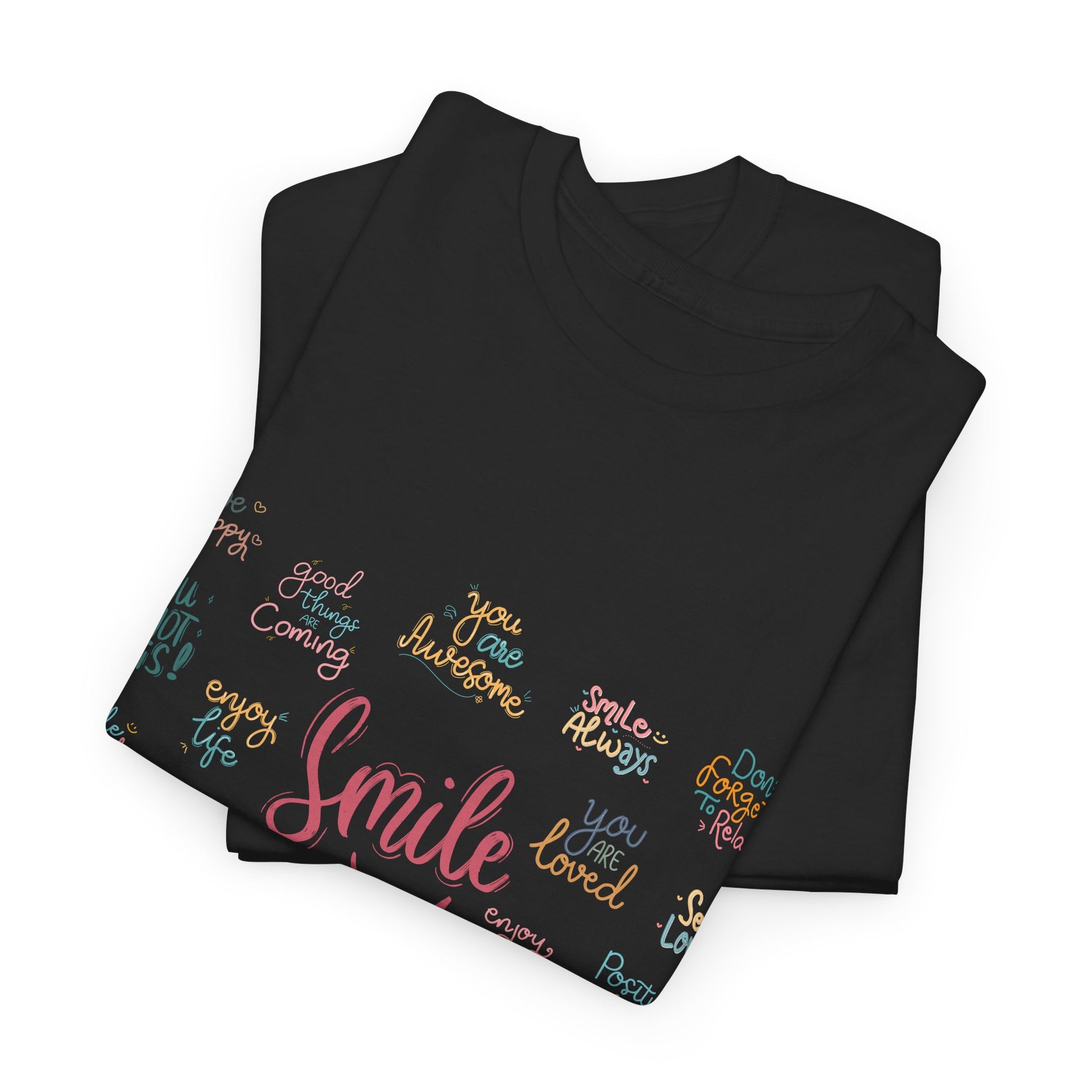 Daily Affirmations Tee | Uplifting & Inspirational Apparel - Havenly Essentials - T-Shirt - Printify - 31671332002160739812 - Daily Affirmations Tee | Uplifting & Inspirational Apparel