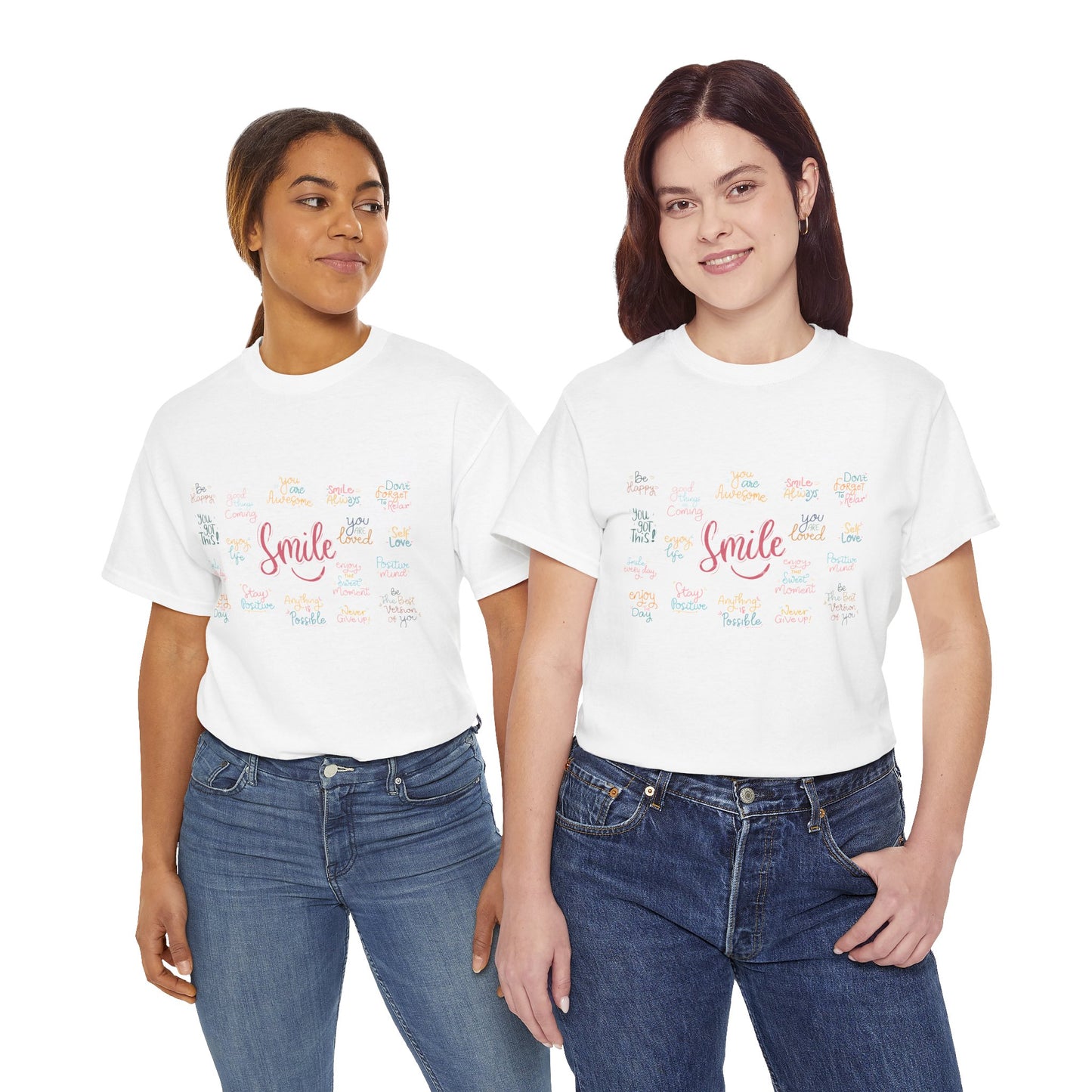 Daily Affirmations Tee | Uplifting & Inspirational Apparel - Havenly Essentials - T-Shirt - Printify - 31671332002160739812 - Daily Affirmations Tee | Uplifting & Inspirational Apparel