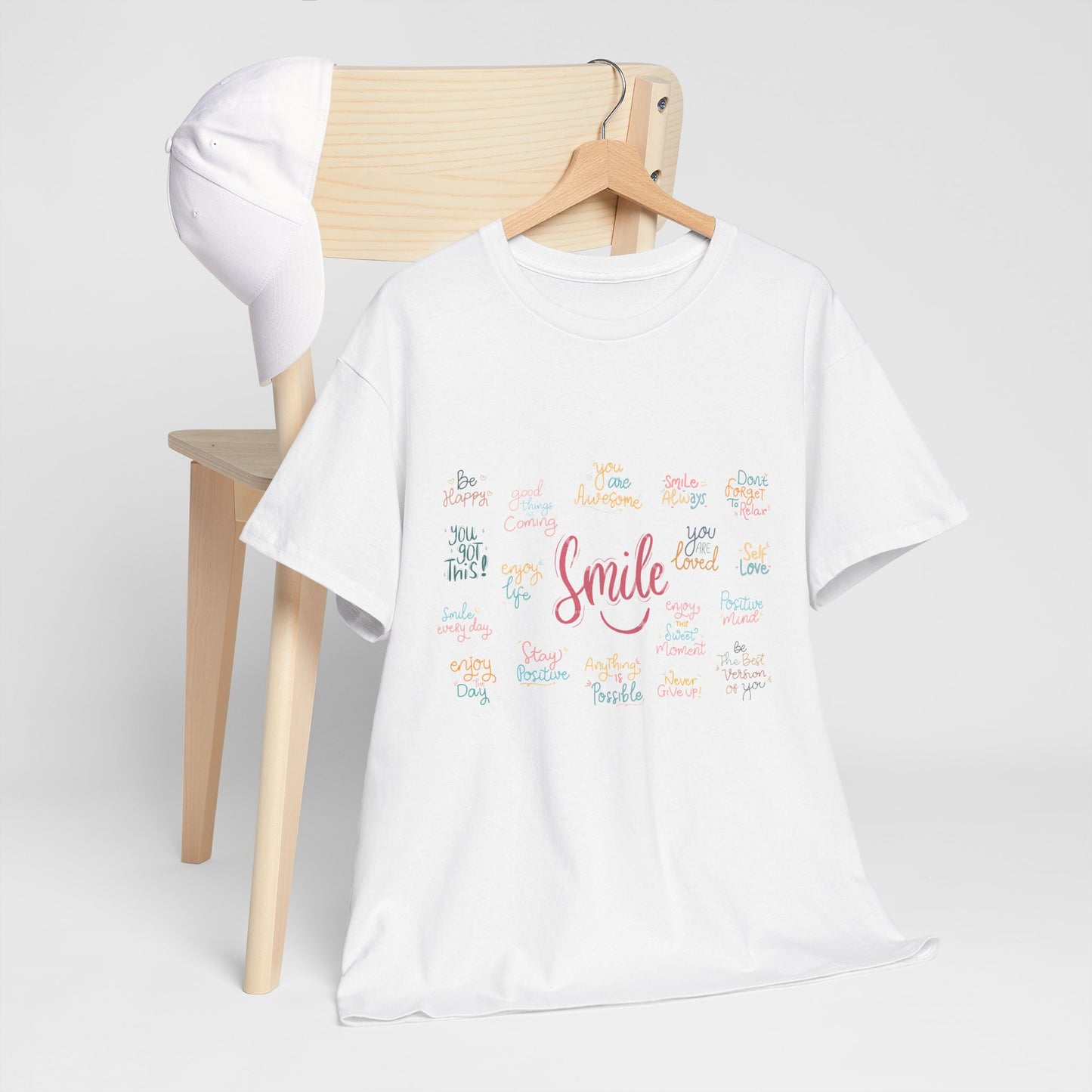 Daily Affirmations Tee | Uplifting & Inspirational Apparel - Havenly Essentials - T-Shirt - Printify - 31671332002160739812 - Daily Affirmations Tee | Uplifting & Inspirational Apparel