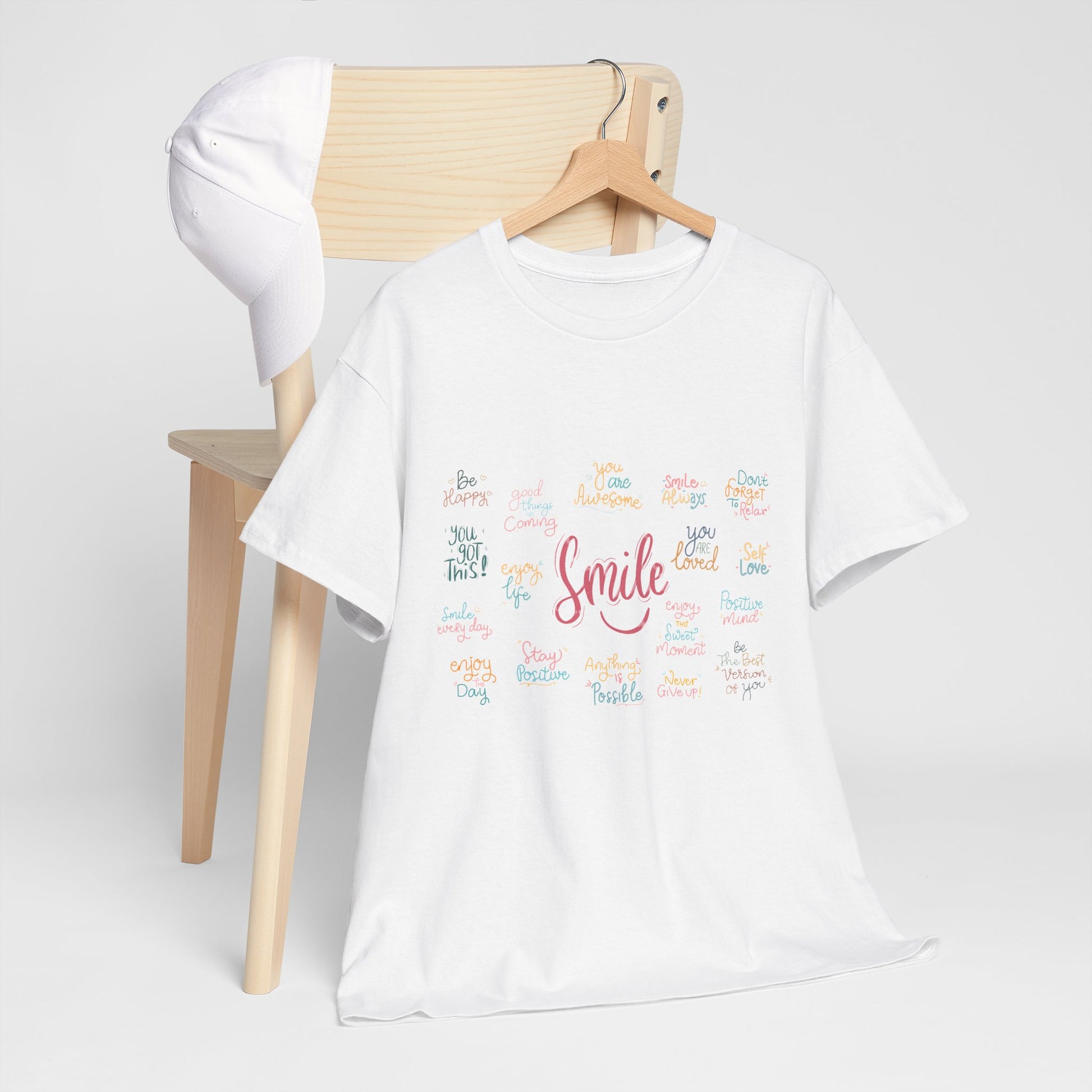 Daily Affirmations Tee | Uplifting & Inspirational Apparel - Havenly Essentials - T-Shirt - Printify - 31671332002160739812 - Daily Affirmations Tee | Uplifting & Inspirational Apparel