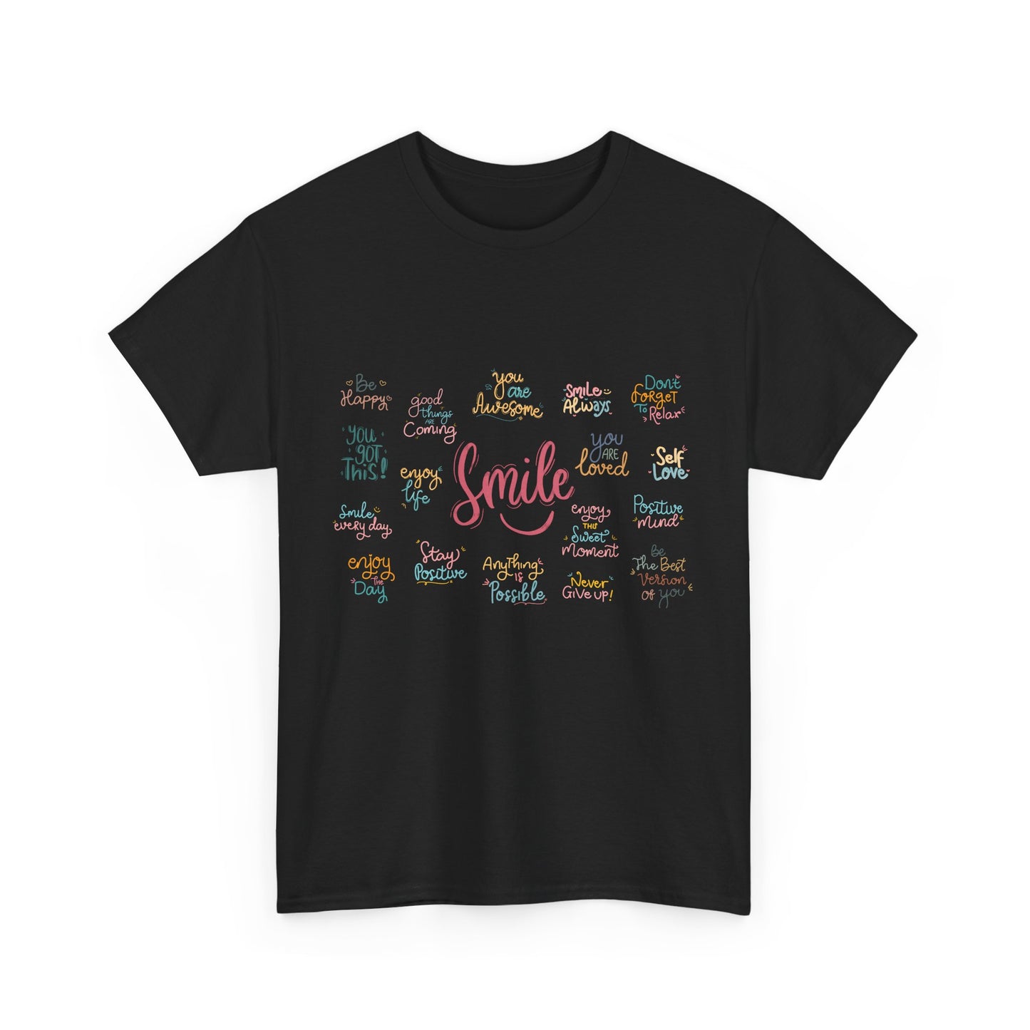Daily Affirmations Tee | Uplifting & Inspirational Apparel - Havenly Essentials - T-Shirt - Printify - 31671332002160739812 - Daily Affirmations Tee | Uplifting & Inspirational Apparel