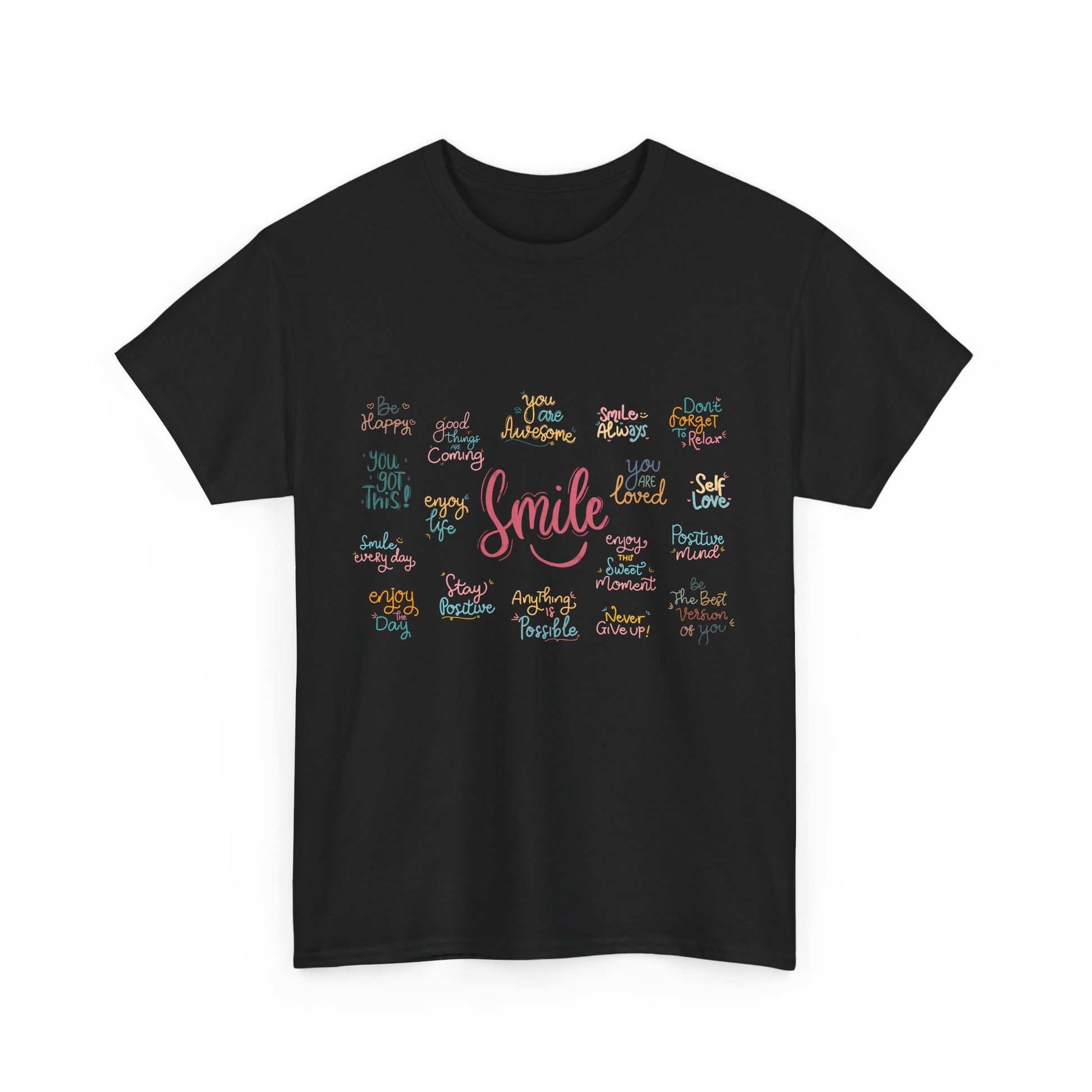 Daily Affirmations Tee | Uplifting & Inspirational Apparel - Havenly Essentials - T-Shirt - Printify - 31671332002160739812 - Daily Affirmations Tee | Uplifting & Inspirational Apparel