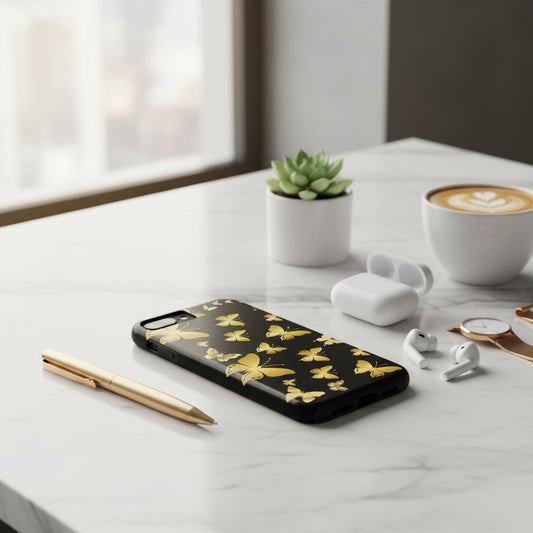 Golden Butterfly Phone Case