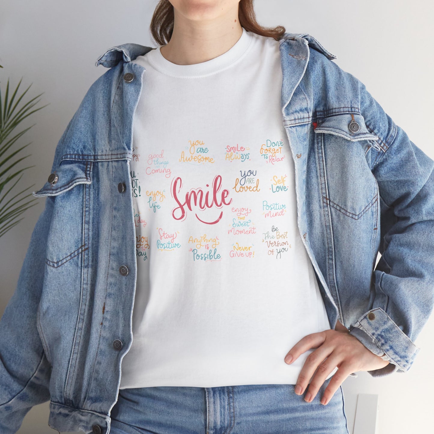 Daily Affirmations Tee | Uplifting & Inspirational Apparel - Havenly Essentials - T-Shirt - Printify - 31671332002160739812 - Daily Affirmations Tee | Uplifting & Inspirational Apparel