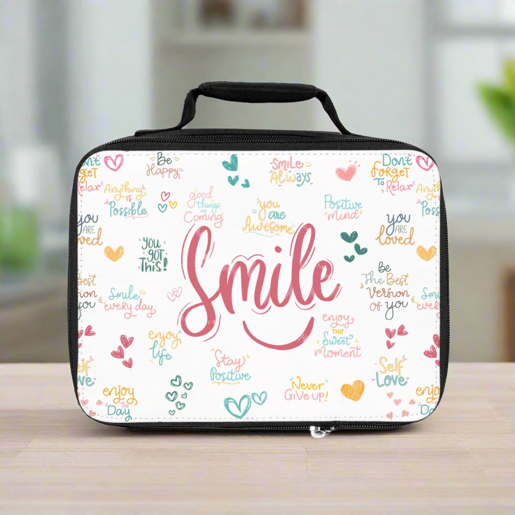 Affirmations Lunch Bag - Havenly Essentials - Accessories - Printify - 18733560744226077650 - Affirmations Lunch Bag