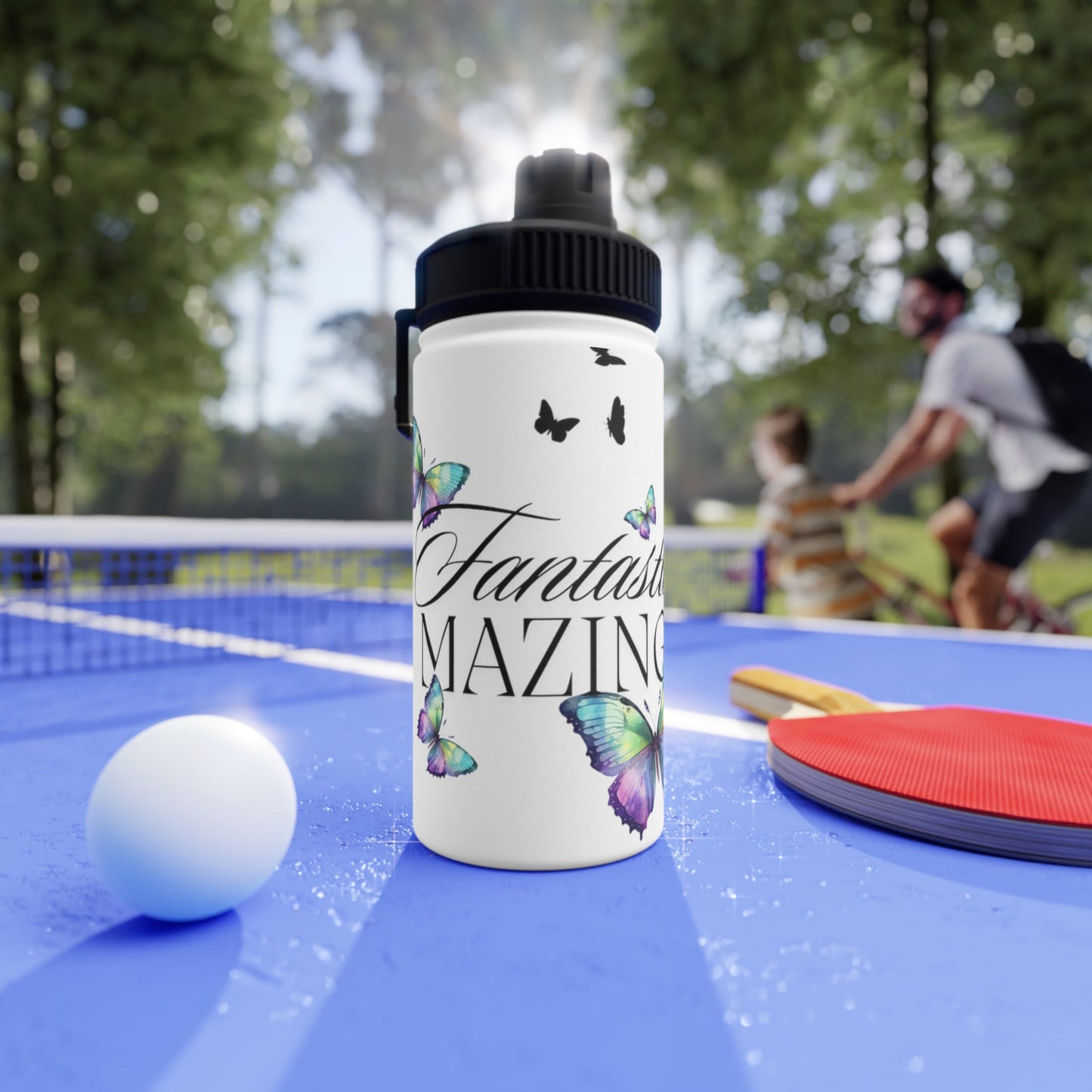 Butterfly Water Bottle - Havenly Essentials - Sports Water Bottle - Printify - 11406237508424055432 - Butterfly Water Bottle