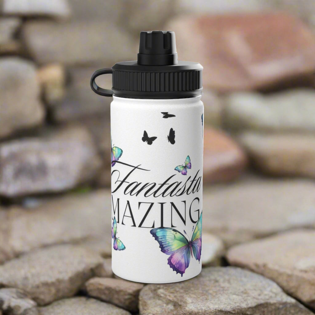 Butterfly Water Bottle - Havenly Essentials - Sports Water Bottle - Printify - 11406237508424055432 - Butterfly Water Bottle