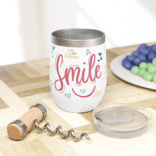 Daily Affirmation Chill Wine Tumbler - Havenly Essentials - Mug - Printify - 32038270263631621501 - Daily Affirmation Chill Wine Tumbler