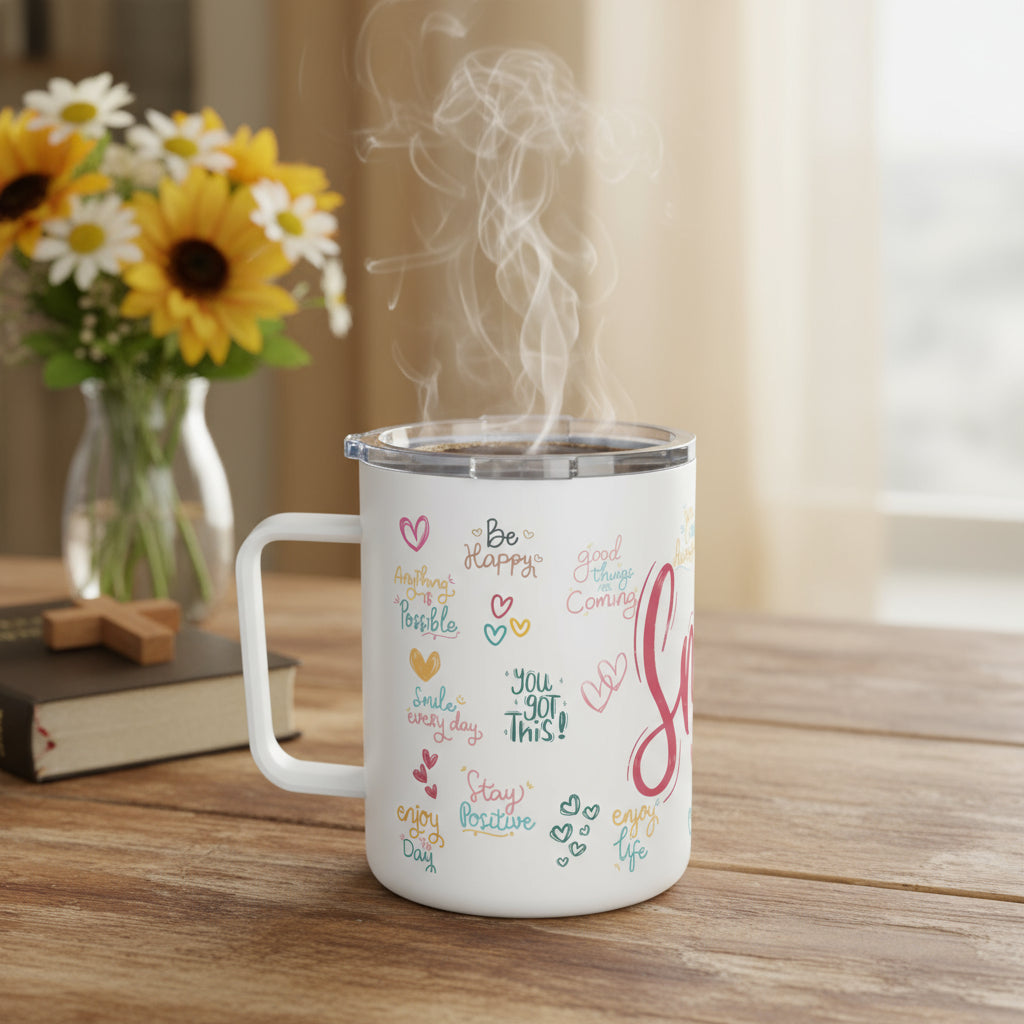 Daily Affirmation Insulated Coffee Mug - Havenly Essentials - Mug - Printify - 13175754885616896147 - Daily Affirmation Insulated Coffee Mug