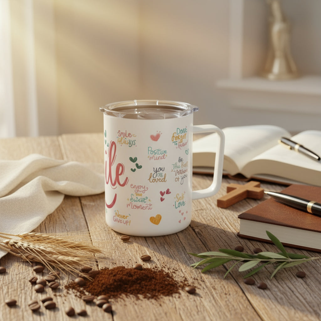Daily Affirmation Insulated Coffee Mug - Havenly Essentials - Mug - Printify - 13175754885616896147 - Daily Affirmation Insulated Coffee Mug