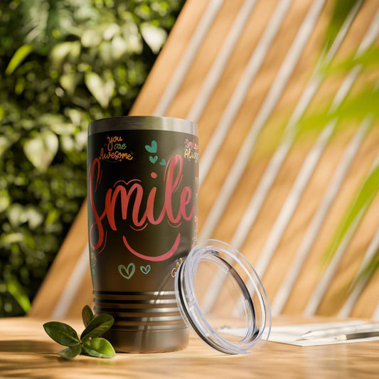Daily Affirmation Ringneck Tumbler - Havenly Essentials - Mug - Printify - 13360782218258333467 - Daily Affirmation Ringneck Tumbler