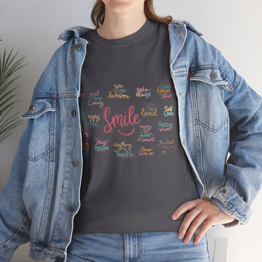 Daily Affirmations Tee | Uplifting & Inspirational Apparel - Havenly Essentials - T-Shirt - Printify - 11674084249796262889 - Daily Affirmations Tee | Uplifting & Inspirational Apparel