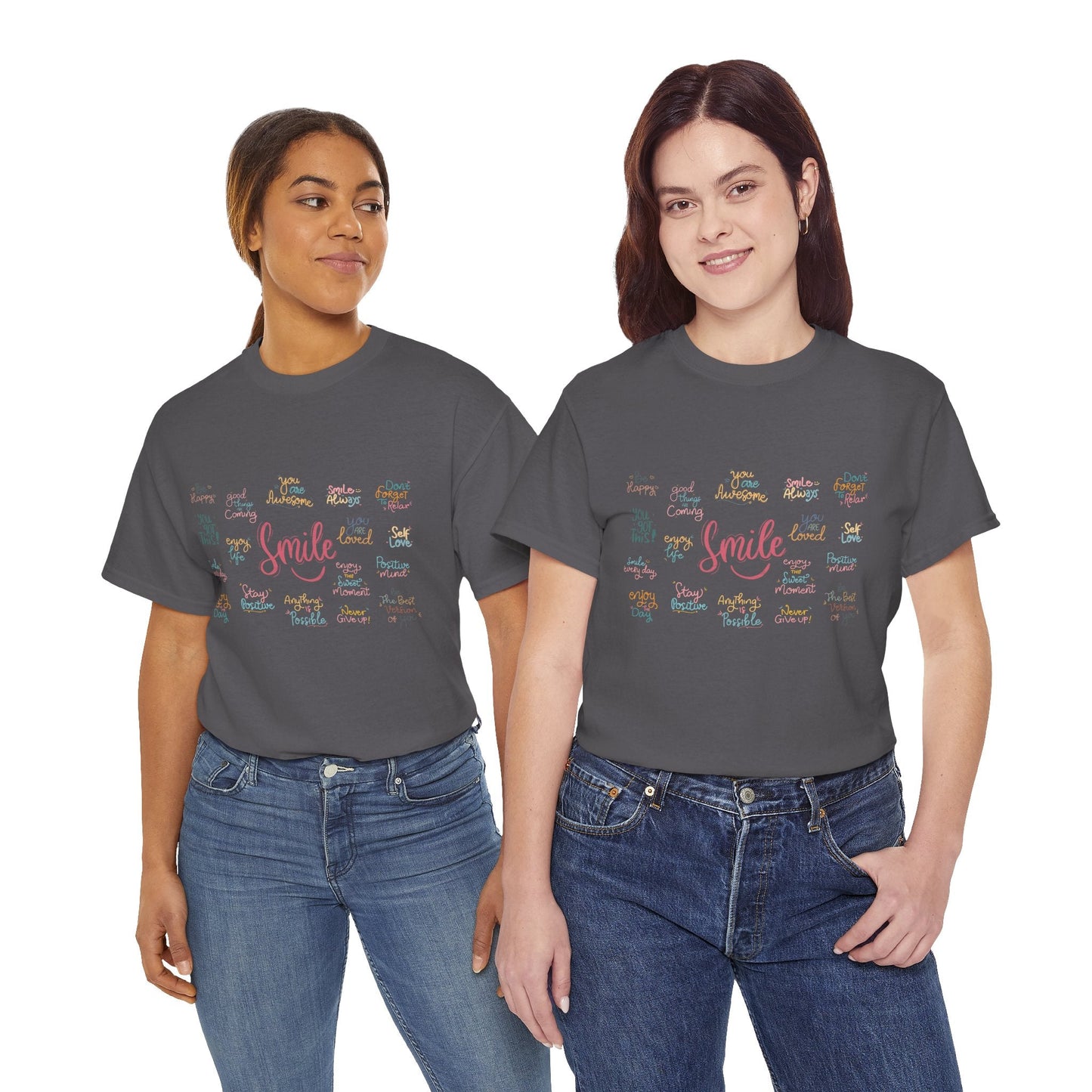 Daily Affirmations Tee | Uplifting & Inspirational Apparel - Havenly Essentials - T-Shirt - Printify - 31671332002160739812 - Daily Affirmations Tee | Uplifting & Inspirational Apparel