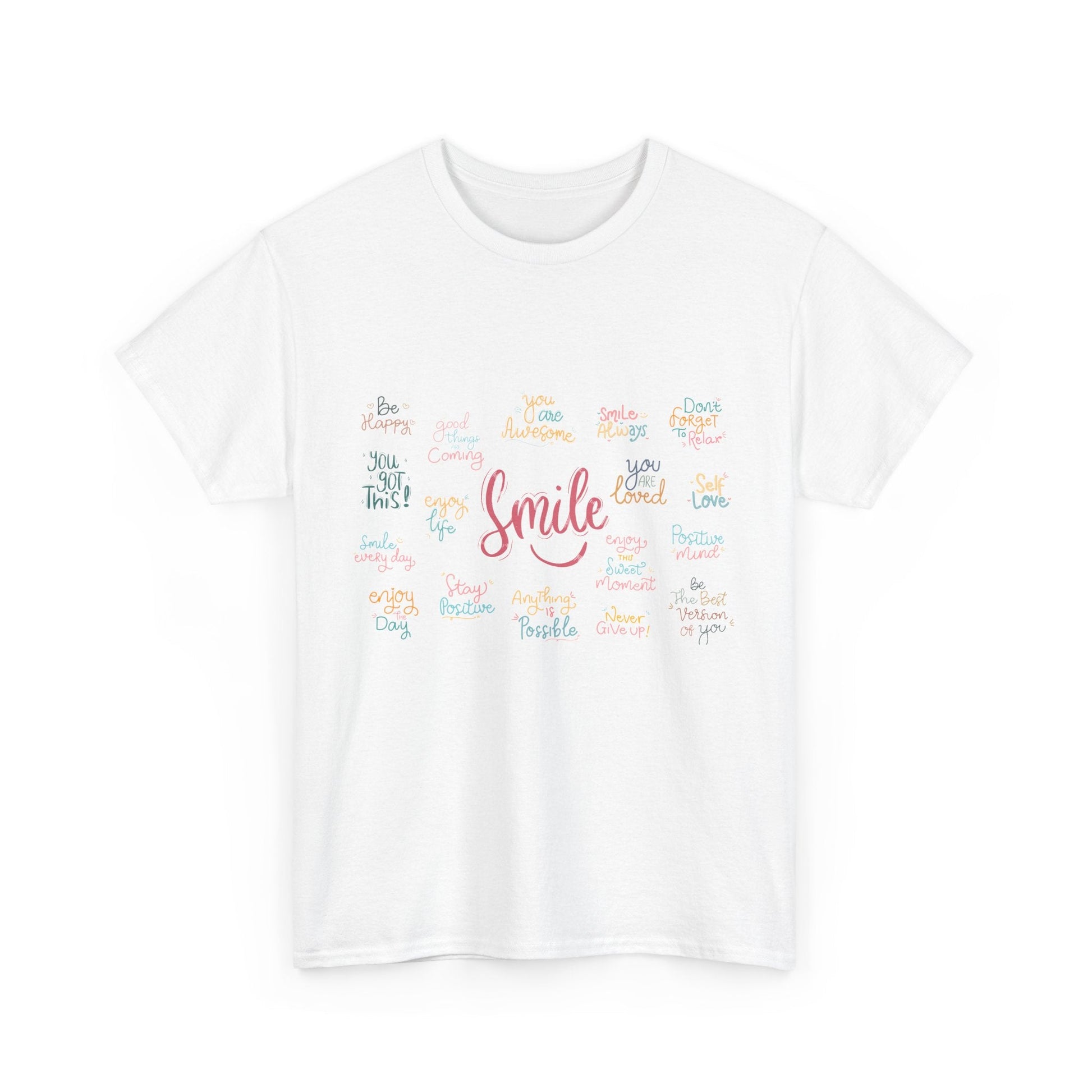 Daily Affirmations Tee | Uplifting & Inspirational Apparel - Havenly Essentials - T-Shirt - Printify - 31671332002160739812 - Daily Affirmations Tee | Uplifting & Inspirational Apparel