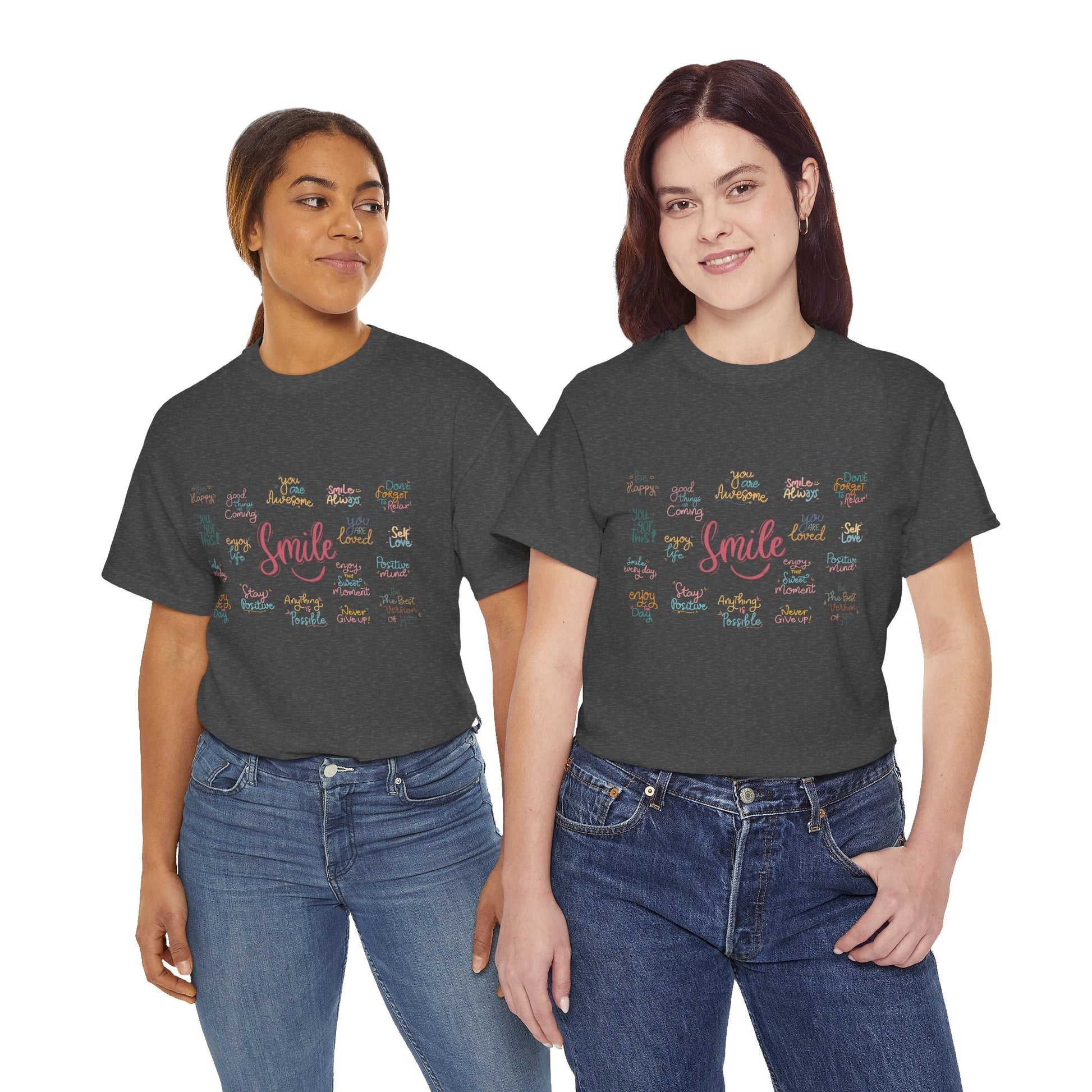 Daily Affirmations Tee | Uplifting & Inspirational Apparel - Havenly Essentials - T-Shirt - Printify - 31671332002160739812 - Daily Affirmations Tee | Uplifting & Inspirational Apparel