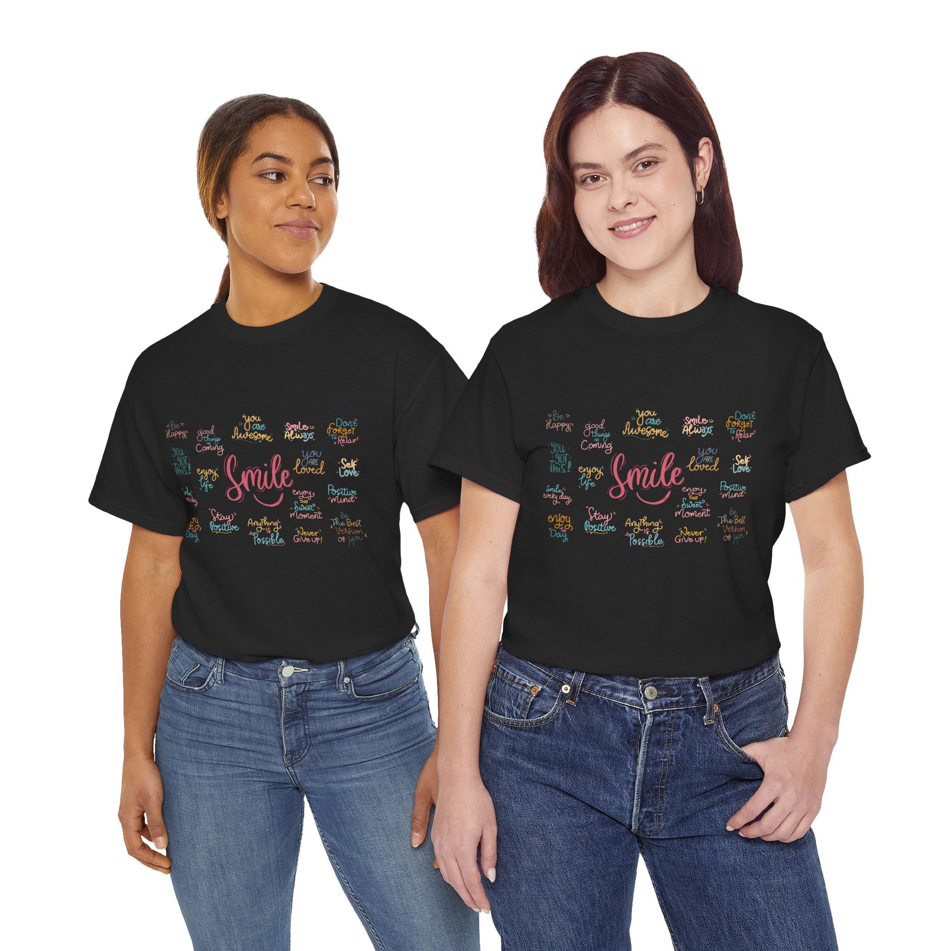 Daily Affirmations Tee | Uplifting & Inspirational Apparel - Havenly Essentials - T-Shirt - Printify - 31671332002160739812 - Daily Affirmations Tee | Uplifting & Inspirational Apparel