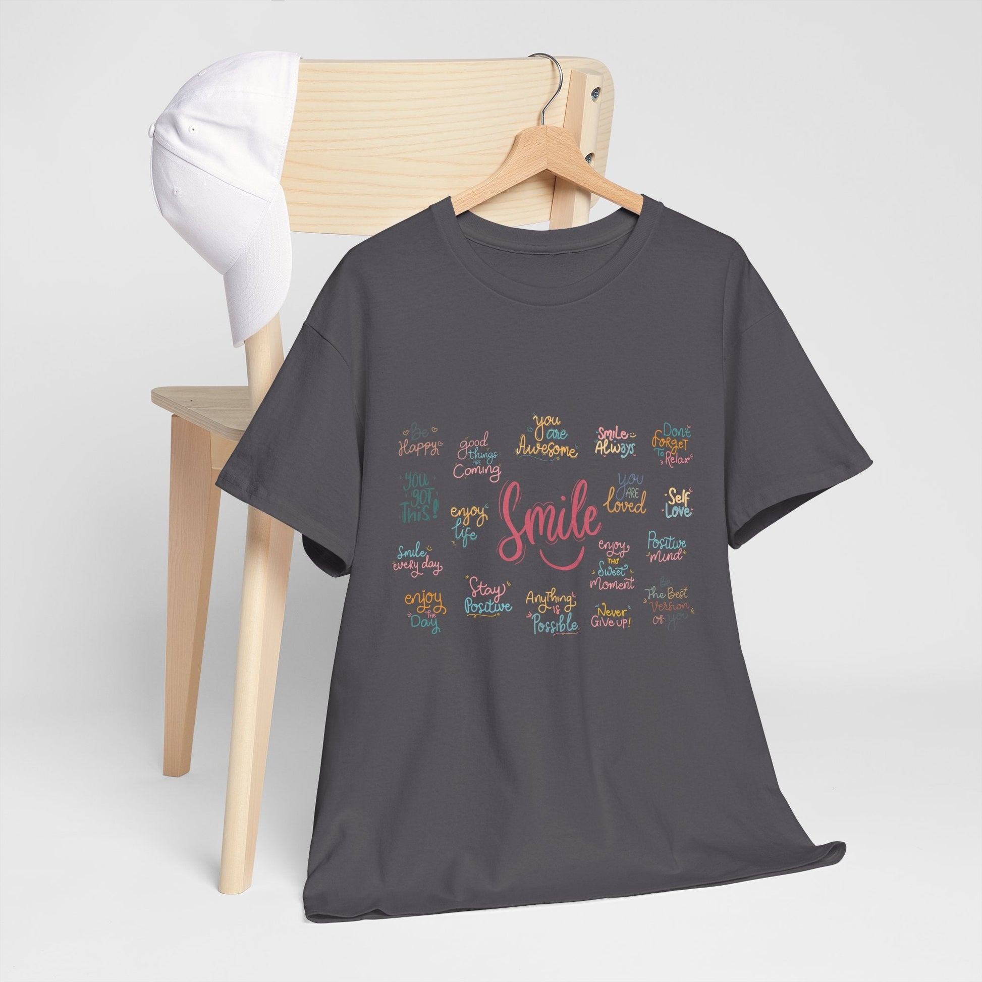 Daily Affirmations Tee | Uplifting & Inspirational Apparel - Havenly Essentials - T-Shirt - Printify - 31671332002160739812 - Daily Affirmations Tee | Uplifting & Inspirational Apparel