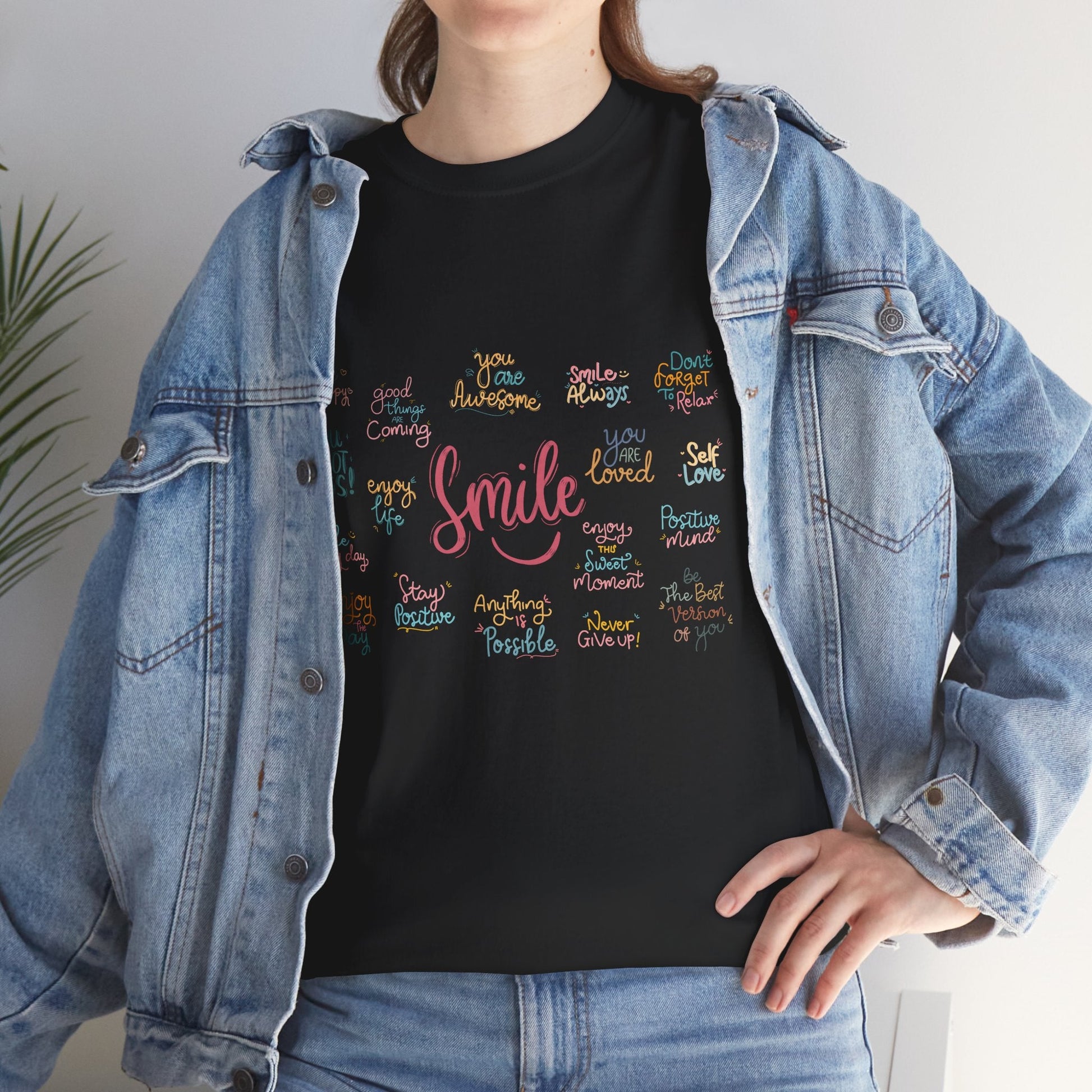 Daily Affirmations Tee | Uplifting & Inspirational Apparel - Havenly Essentials - T-Shirt - Printify - 31671332002160739812 - Daily Affirmations Tee | Uplifting & Inspirational Apparel