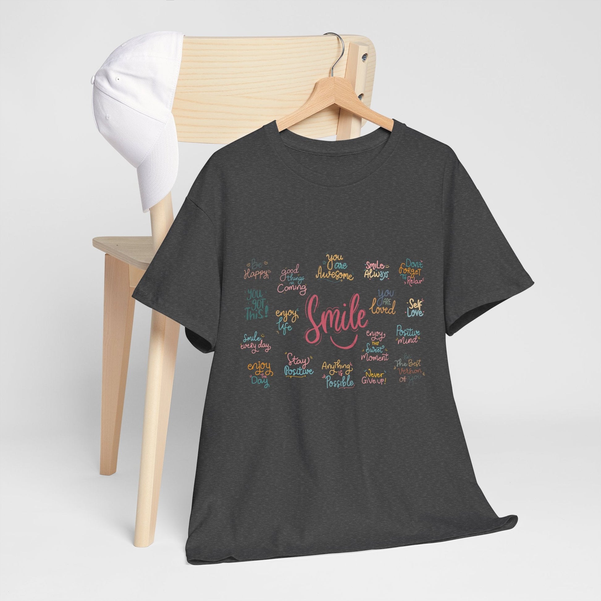 Daily Affirmations Tee | Uplifting & Inspirational Apparel - Havenly Essentials - T-Shirt - Printify - 31671332002160739812 - Daily Affirmations Tee | Uplifting & Inspirational Apparel