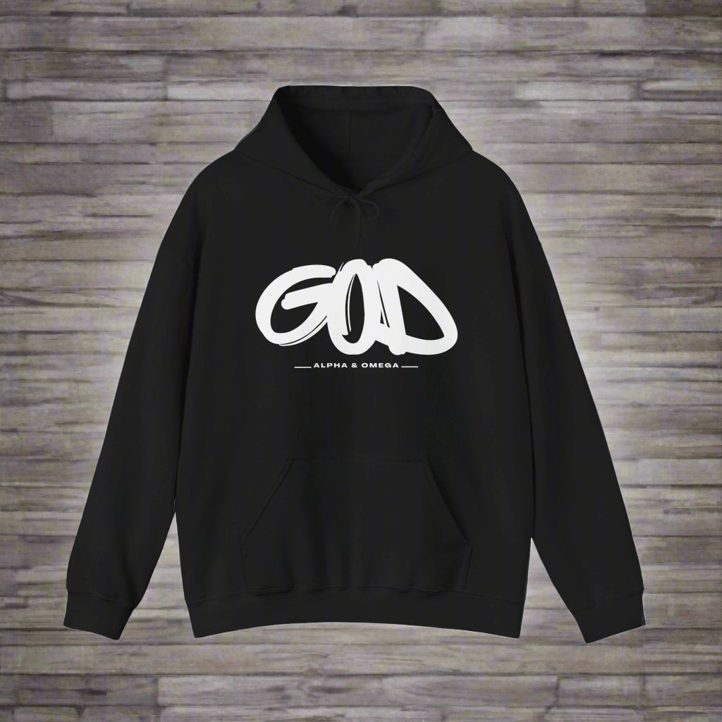 God, Alpha & Omega Hooded Sweatshirt – Christian Faith Apparel, Religious Hoodie, Spiritual Gift, Bible Verse Sweatshirt, Unisex, Comfortable & Stylish - Havenly Essentials - Hoodie - Printify - 29491981941004133757 - God, Alpha & Omega Hooded Sweatshirt – Christian Faith Apparel, Religious Hoodie, Spiritual Gift, Bible Verse Sweatshirt, Unisex, Comfortable & Stylish