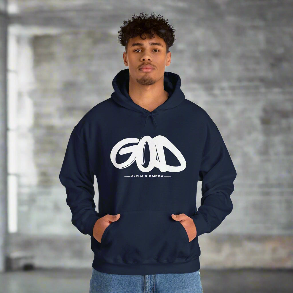 God, Alpha & Omega Hooded Sweatshirt – Christian Faith Apparel, Religious Hoodie, Spiritual Gift, Bible Verse Sweatshirt, Unisex, Comfortable & Stylish - Havenly Essentials - Hoodie - Printify - 99059802165863001951 - God, Alpha & Omega Hooded Sweatshirt – Christian Faith Apparel, Religious Hoodie, Spiritual Gift, Bible Verse Sweatshirt, Unisex, Comfortable & Stylish