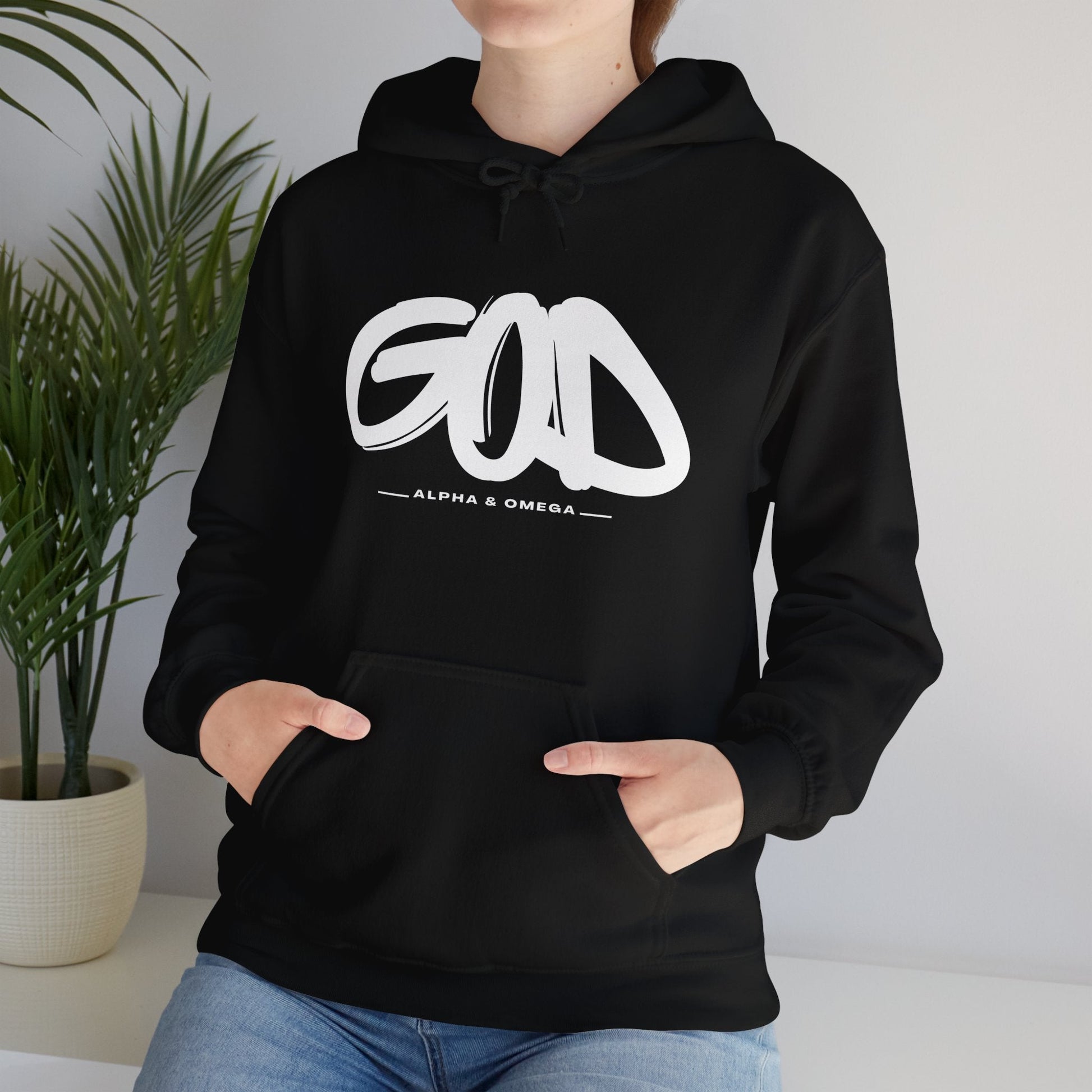 God, Alpha & Omega Hooded Sweatshirt – Christian Faith Apparel, Religious Hoodie, Spiritual Gift, Bible Verse Sweatshirt, Unisex, Comfortable & Stylish - Havenly Essentials - Hoodie - Printify - 99059802165863001951 - God, Alpha & Omega Hooded Sweatshirt – Christian Faith Apparel, Religious Hoodie, Spiritual Gift, Bible Verse Sweatshirt, Unisex, Comfortable & Stylish