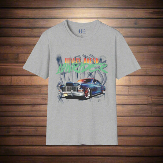 Heaven Bound Lowrider Softstyle T-Shirt – Faith Meets Style - Havenly Essentials - T-Shirt - Printify - 28983738512958663839 - Heaven Bound Lowrider Softstyle T-Shirt – Faith Meets Style