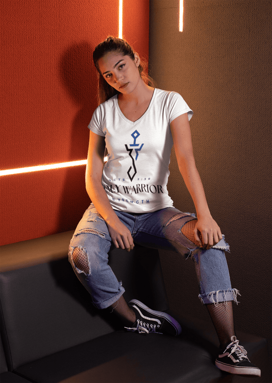 Holy Warrior Tee - Havenly Essentials - T-Shirt - Printify - 27767128482584091719 - Holy Warrior Tee