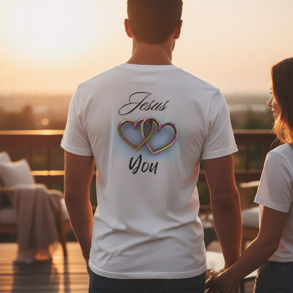 Jesus Loves Me Tee - Havenly Essentials - T-Shirt - Printify - 32629798277285479404 -  - Jesus Loves Me Tee