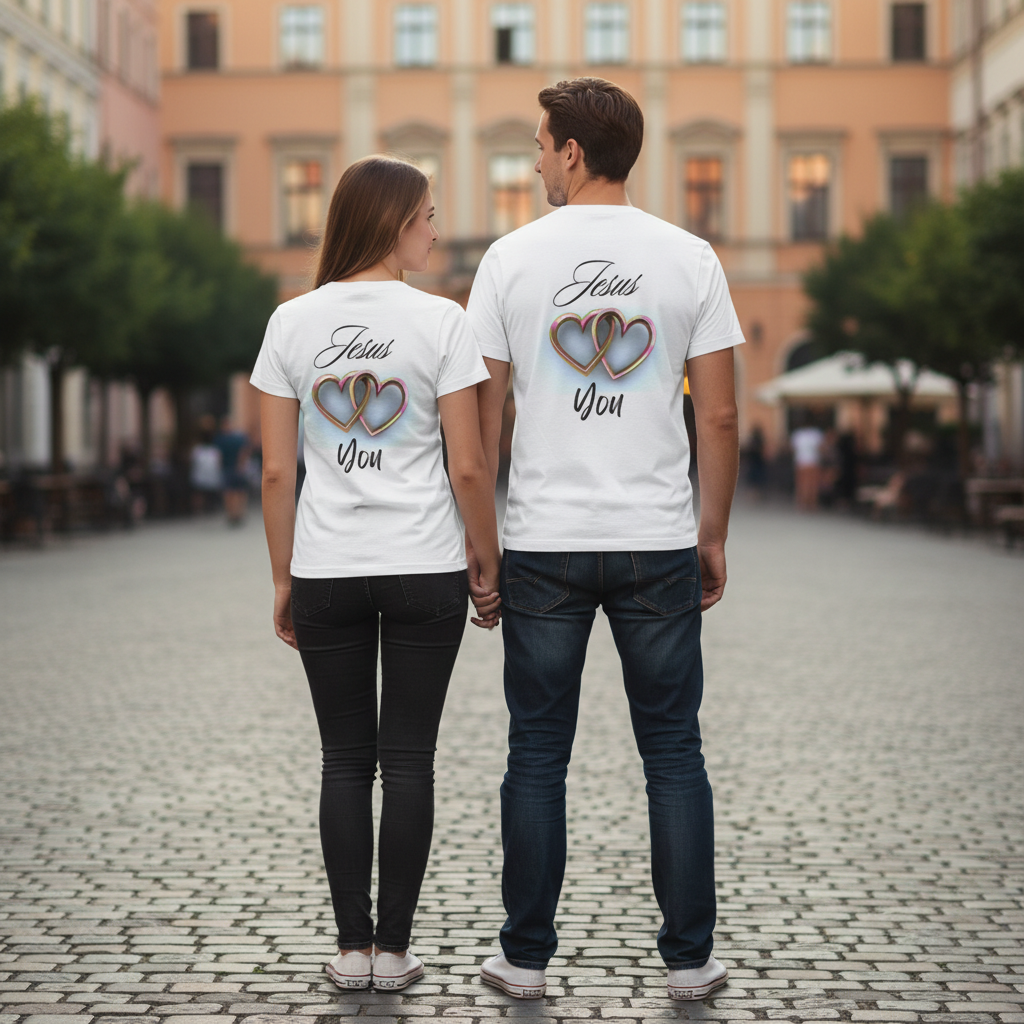 Jesus Loves Me Tee - Havenly Essentials - T-Shirt - Printify - 32629798277285479404 -  - Jesus Loves Me Tee