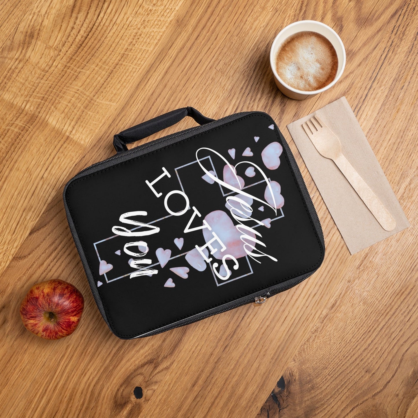 Jesus Loves You Lunch Bag - Havenly Essentials - Accessories - Printify - 27689929037605311019 - Jesus Loves You Lunch Bag