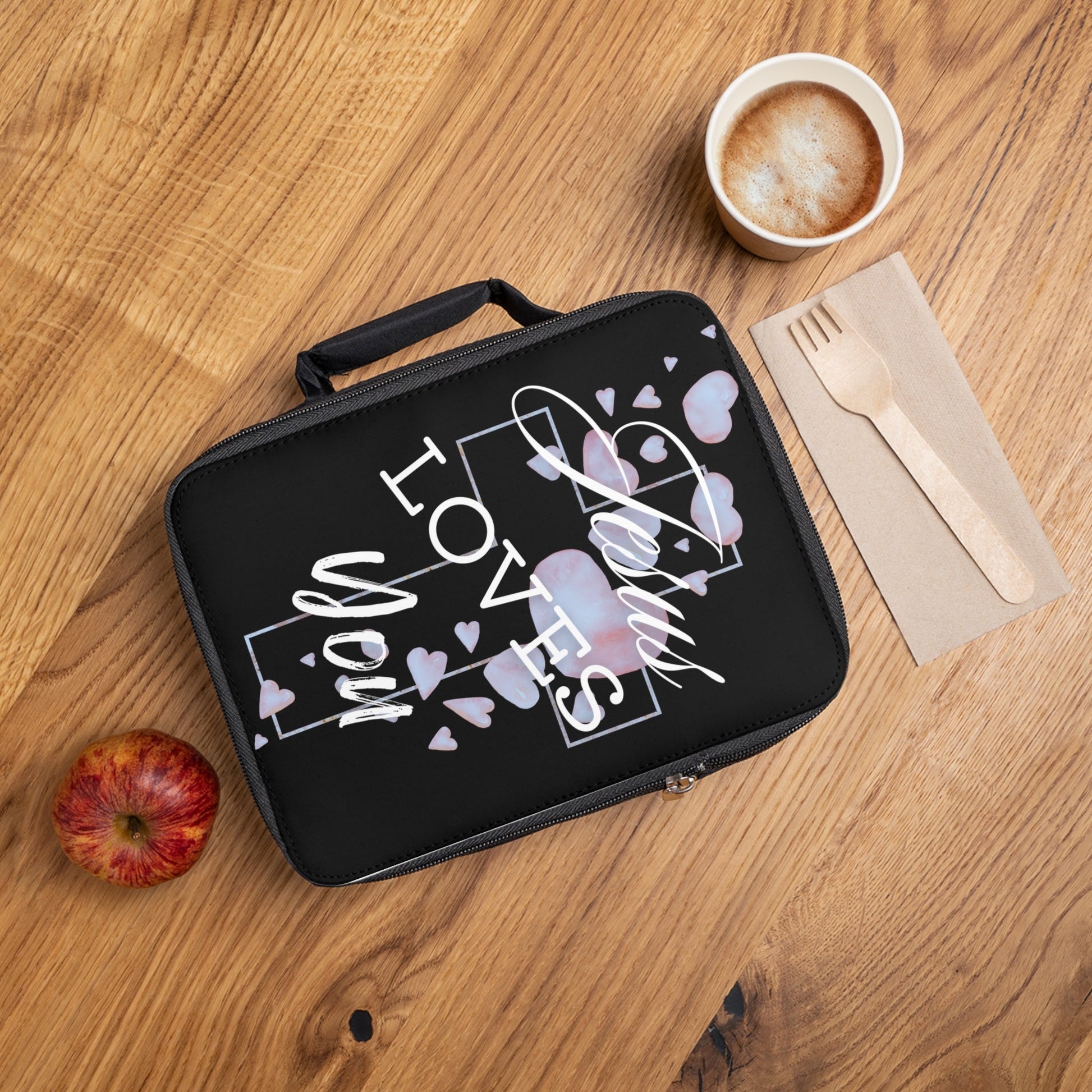 Jesus Loves You Lunch Bag - Havenly Essentials - Accessories - Printify - 27689929037605311019 - Jesus Loves You Lunch Bag