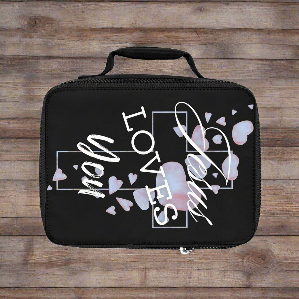 Jesus Loves You Lunch Bag - Havenly Essentials - Accessories - Printify - 27689929037605311019 - Jesus Loves You Lunch Bag