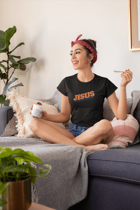 Jesus the Light of the World Women's Favorite Tee | Faith - Inspired Apparel - Havenly Essentials - T-Shirt - Printify - 25162767487751296157 - Jesus the Light of the World Women's Favorite Tee | Faith - Inspired Apparel