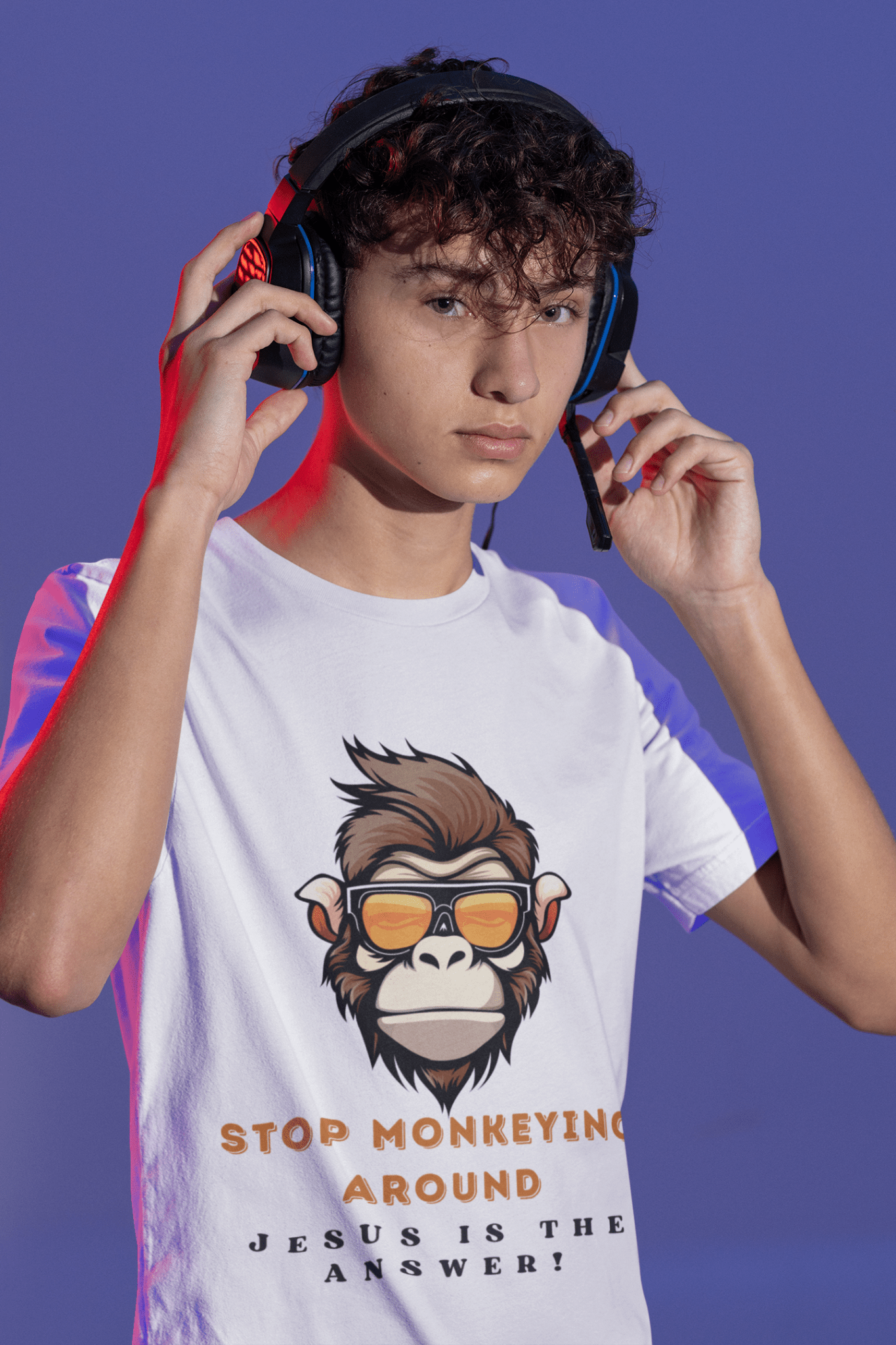 Stop Monkeying Around - Performance T-shirt - Havenly Essentials - T-Shirt - Printify - 29812153403351626921 - Stop Monkeying Around - Performance T-shirt - Havenly Essentials - T-Shirt - Printify - 29812153403351626921 - Stop Monkeying Around - Performance T-shirt
