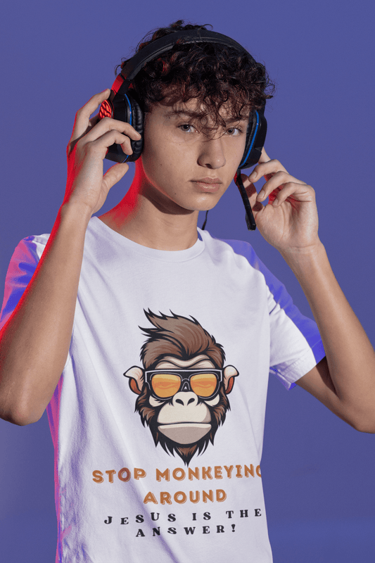 Stop Monkeying Around - Performance T-shirt - Havenly Essentials - T-Shirt - Printify - 29812153403351626921 - Stop Monkeying Around - Performance T-shirt - Havenly Essentials - T-Shirt - Printify - 29812153403351626921 - Stop Monkeying Around - Performance T-shirt