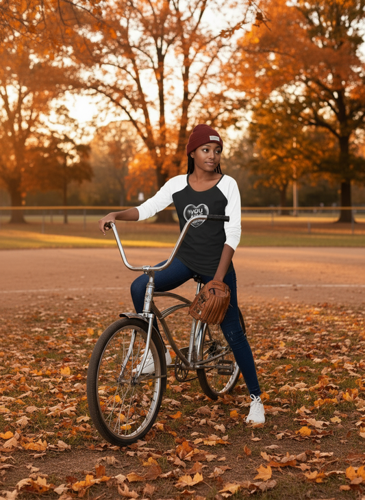 You Are Loved Heart Bubble Baseball Tee - Havenly Essentials - Long - sleeve - Printify - 22506754761530160392 - You Are Loved Heart Bubble Baseball Tee